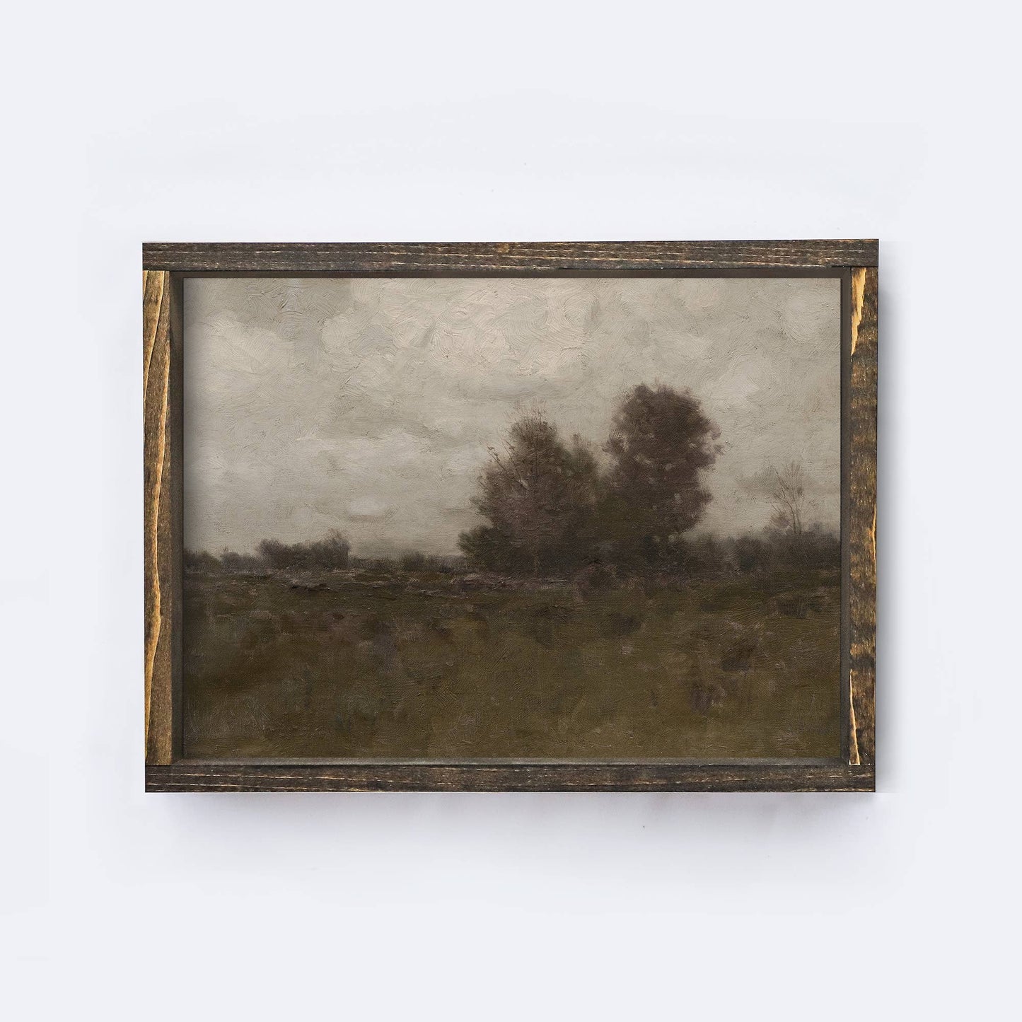 Vintage Landscape Painting Framed Print