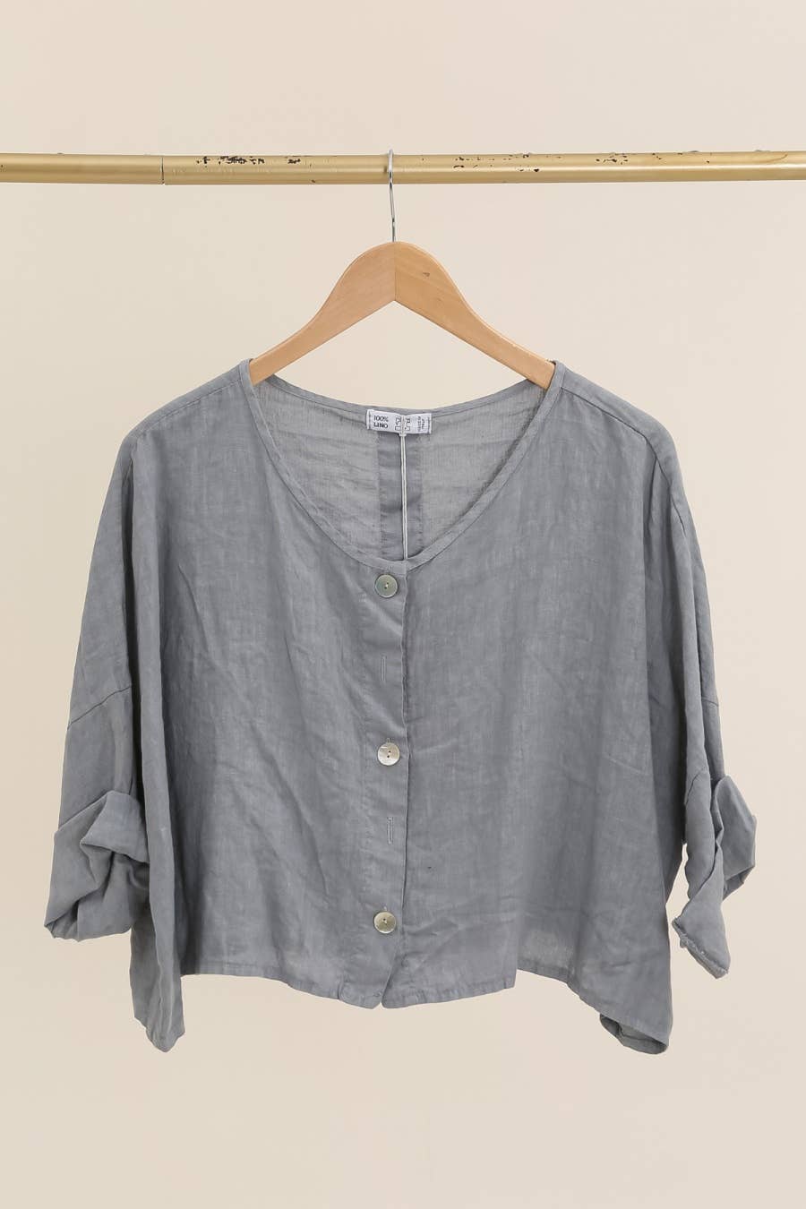 Tessa Linen Button Up