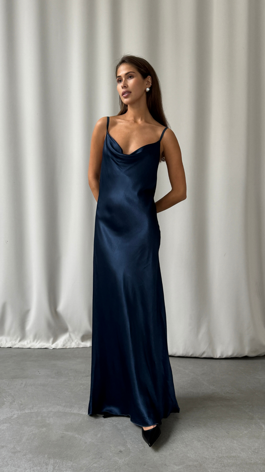 Alena Satin Dress