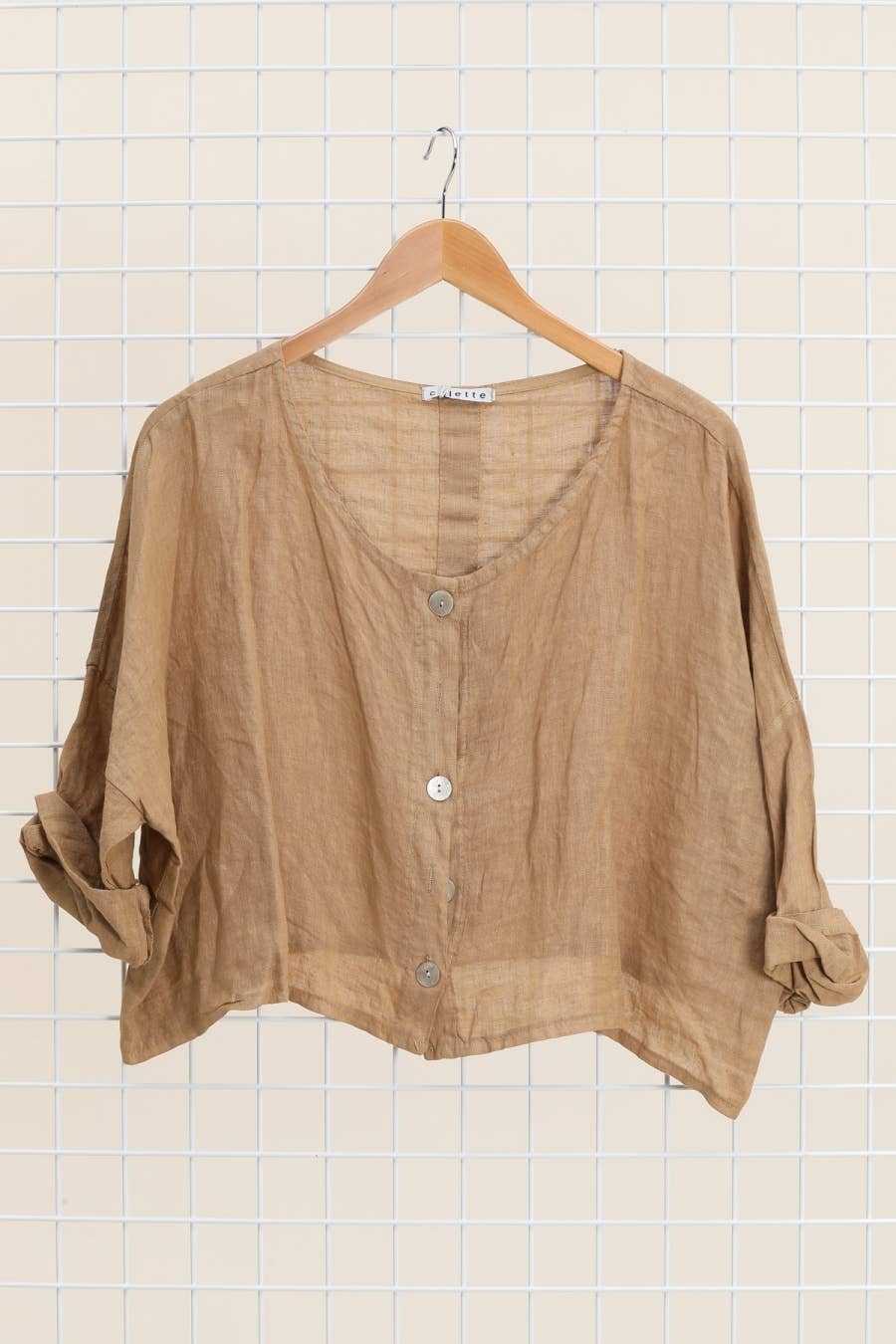 Tessa Linen Button Up