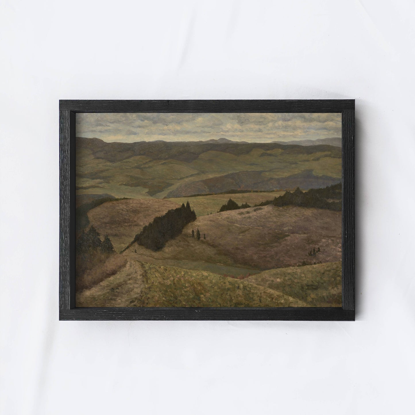 Vintage Landscape Painting Framed Print