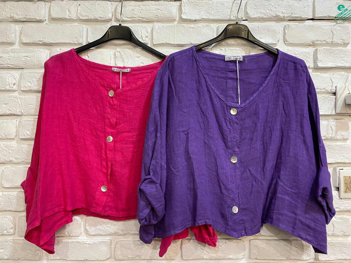 Tessa Linen Button Up
