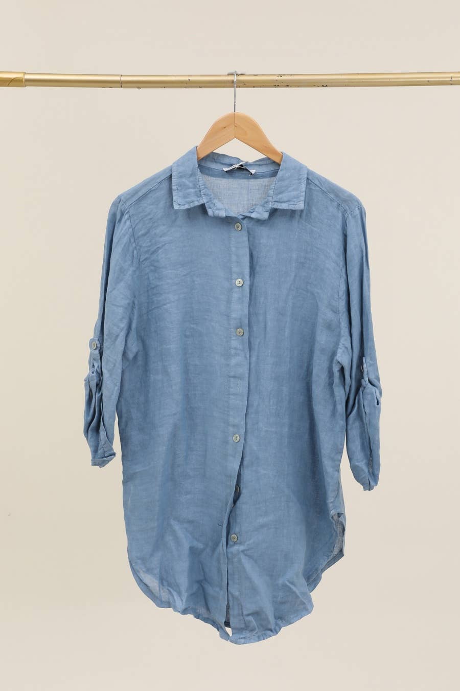 Atlas Linen Buttondown