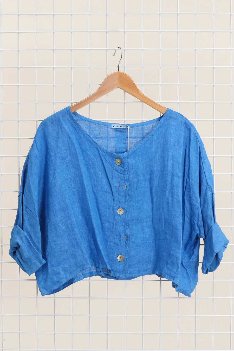 Tessa Linen Button Up
