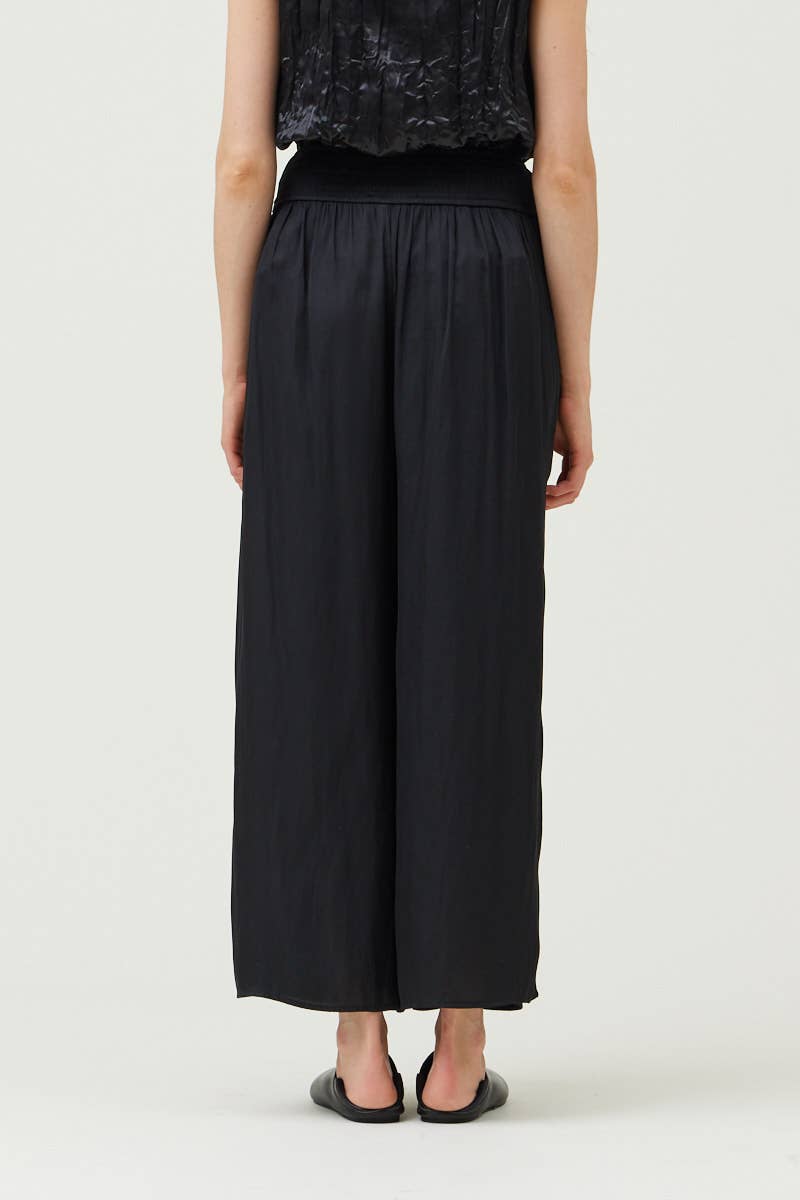 Cameron Wide-leg Satin Pants