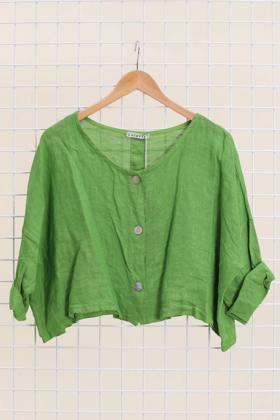 Tessa Linen Button Up