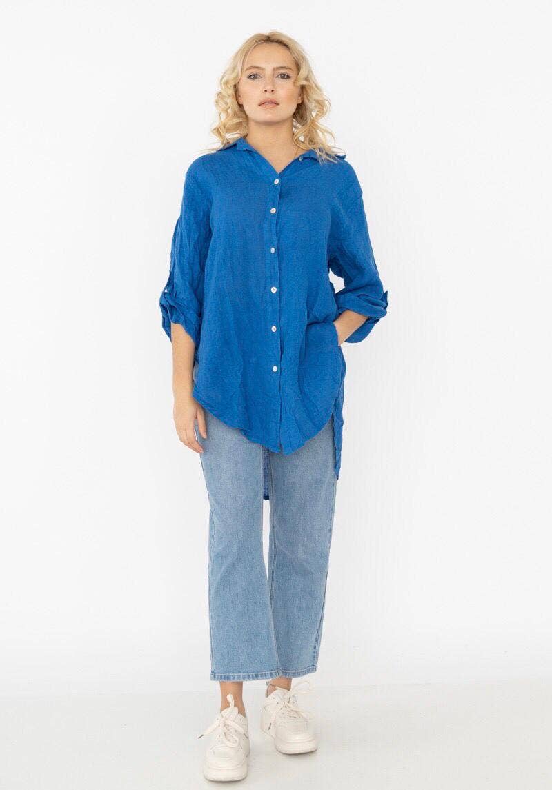 Atlas Linen Buttondown