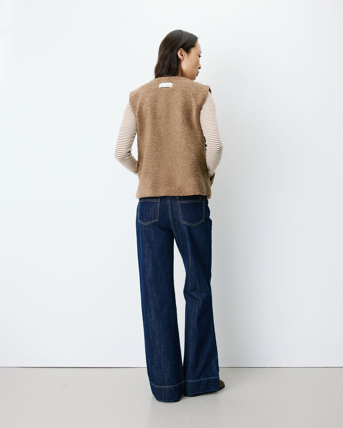 Avery Faux Shearling Vest