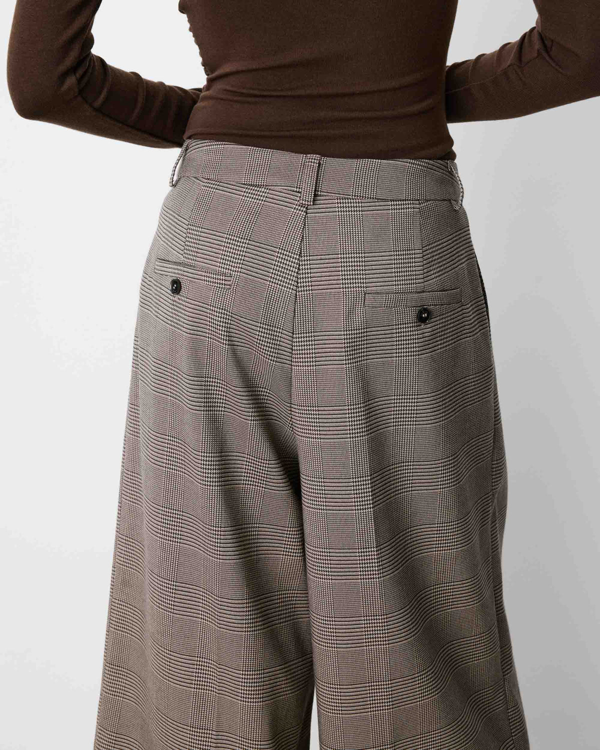 Arnold Check Culotte Trousers
