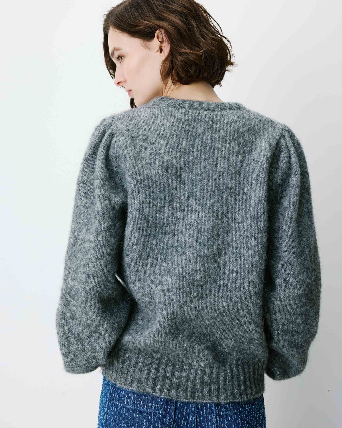 Antoine Balloon Sleeve Sweater