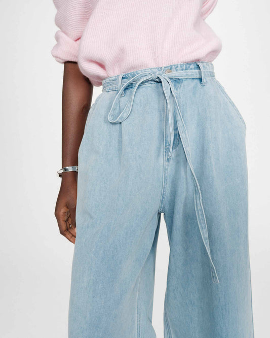 Pompon Oversized Jeans