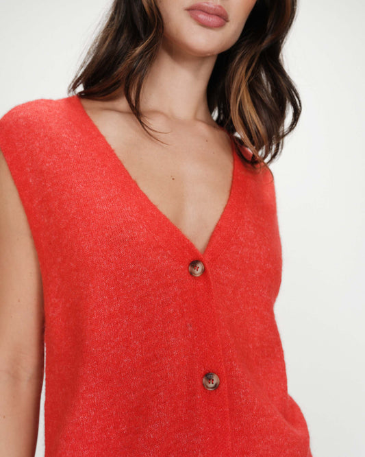 Nars Mohair Buttoned Vest