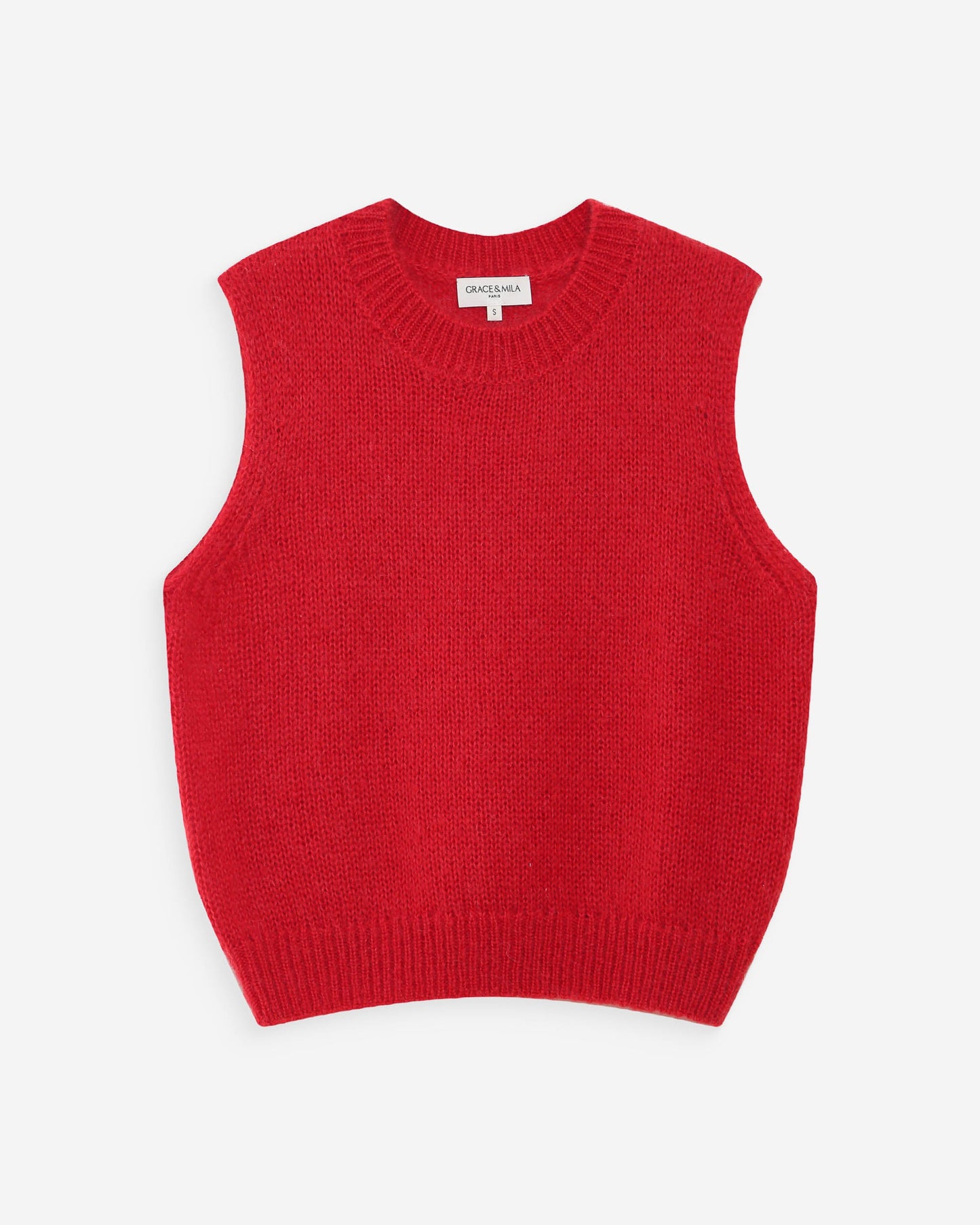 Vollo Sleeveless Mohair Vest