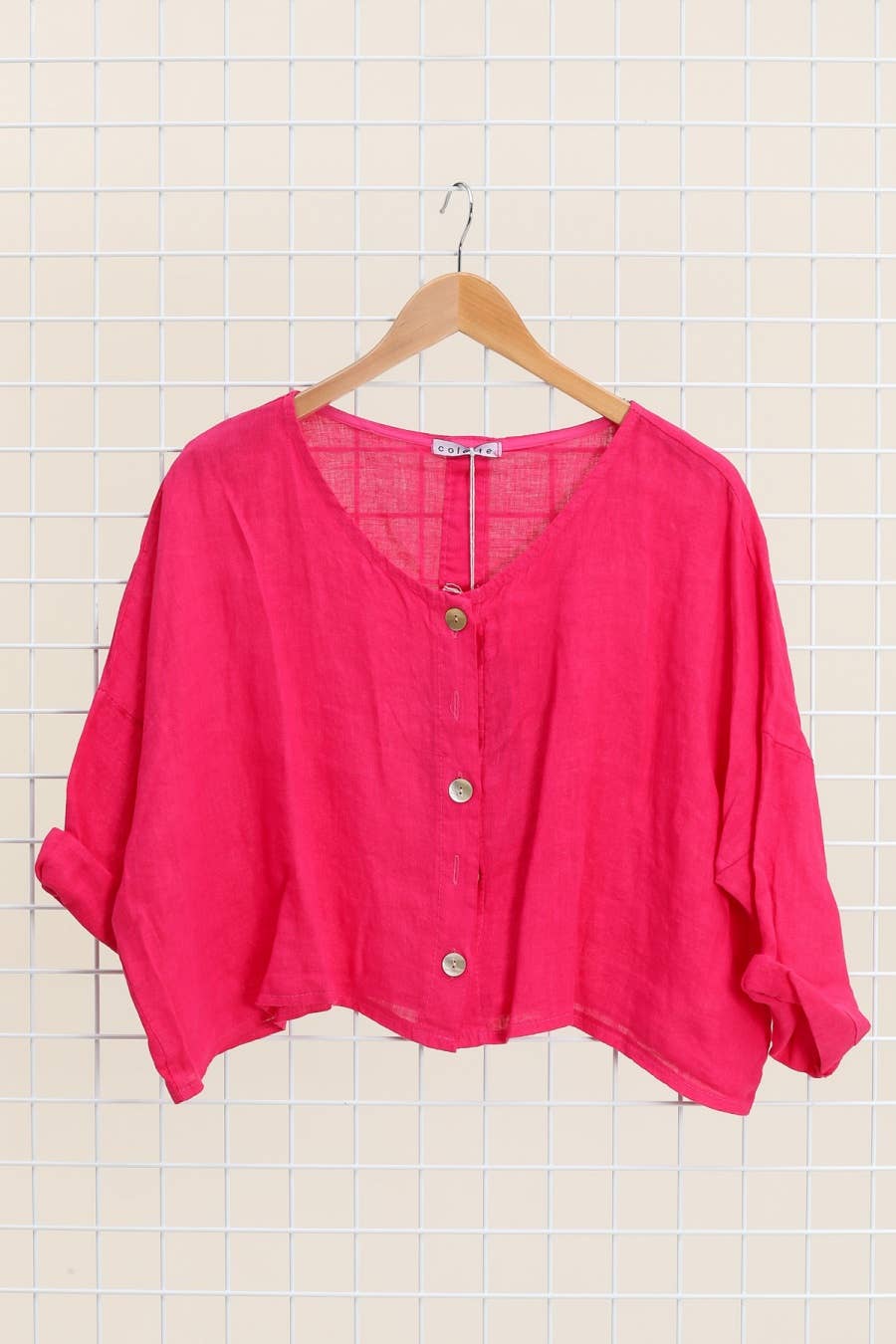Tessa Linen Button Up