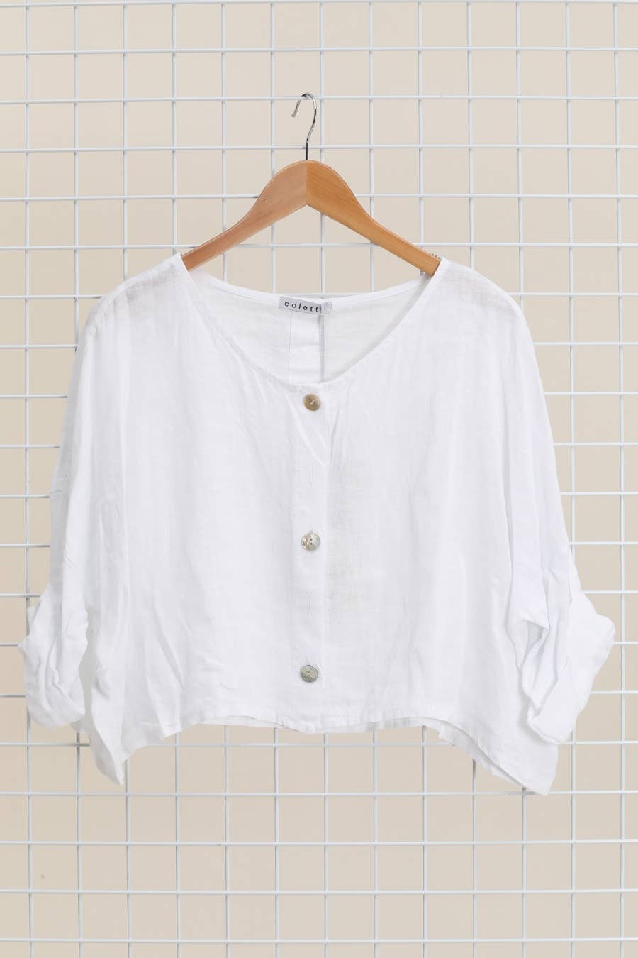 Tessa Linen Button Up