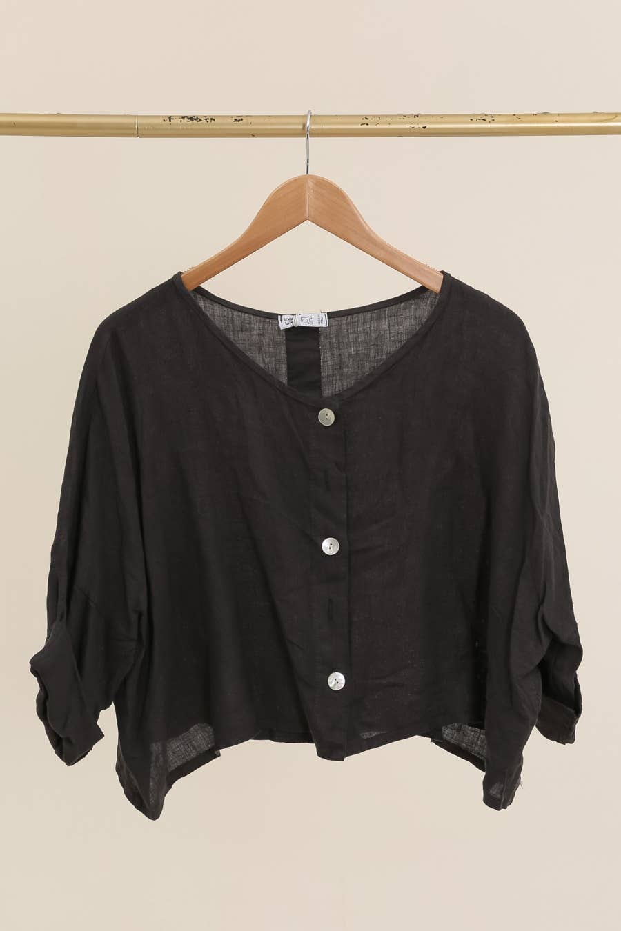 Tessa Linen Button Up