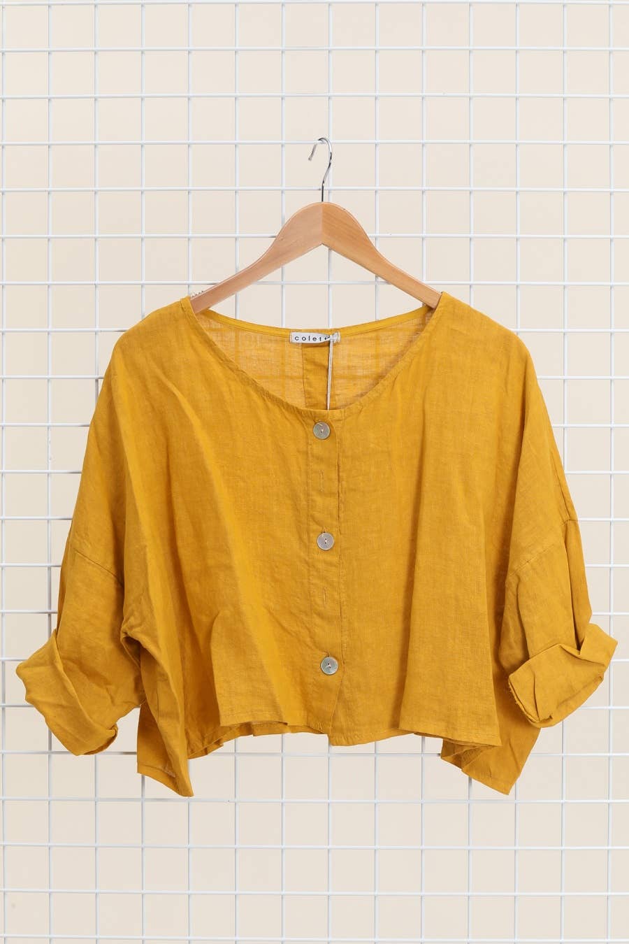 Tessa Linen Button Up