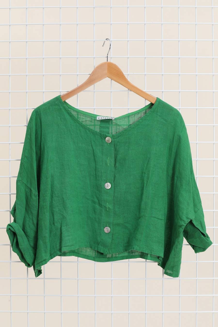 Tessa Linen Button Up