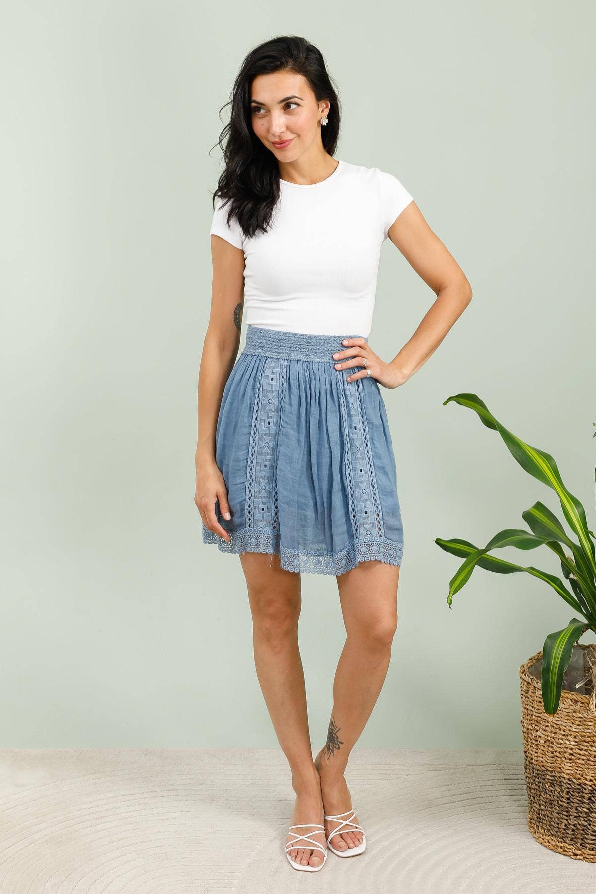 Penelope Lace Skirt