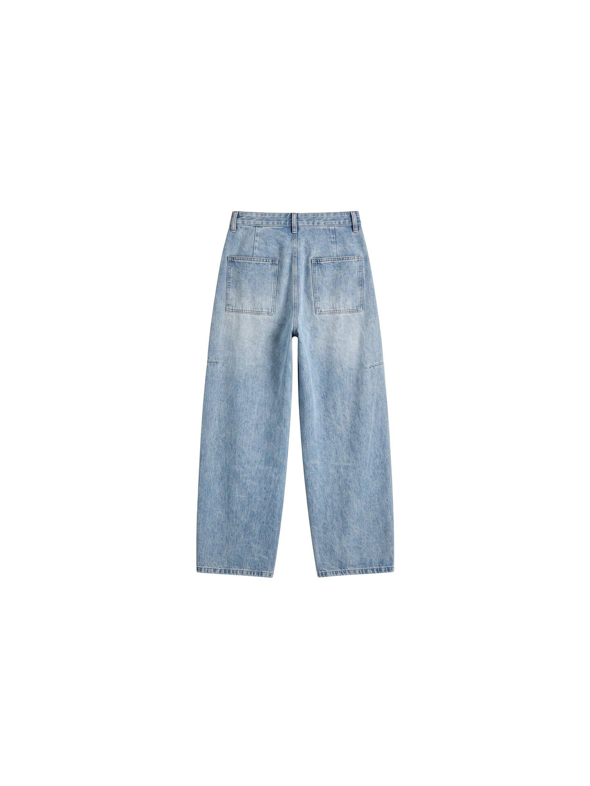 CUBIC Panelled Barrel-Leg Jeans