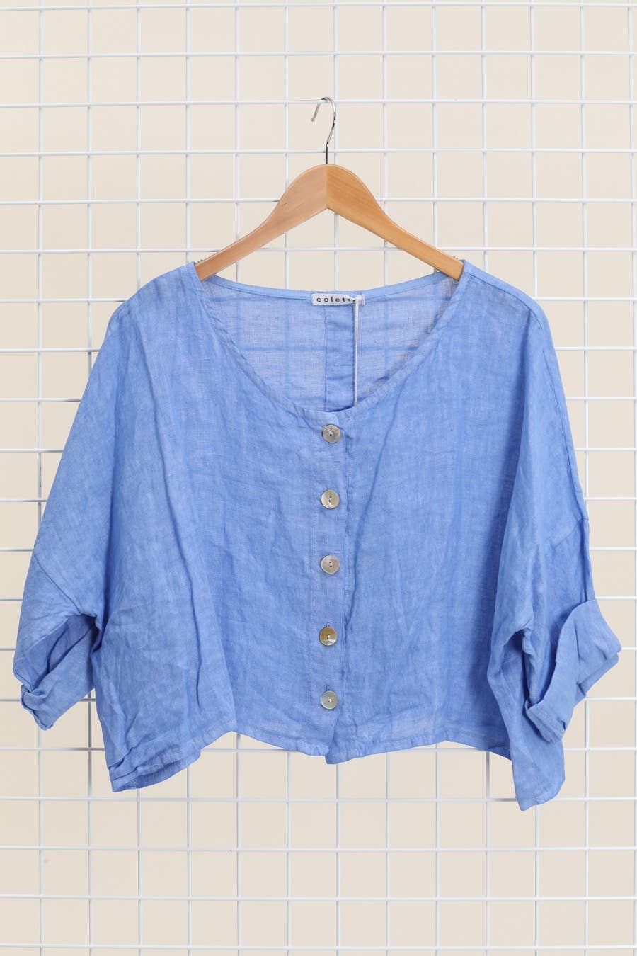 Tessa Linen Button Up