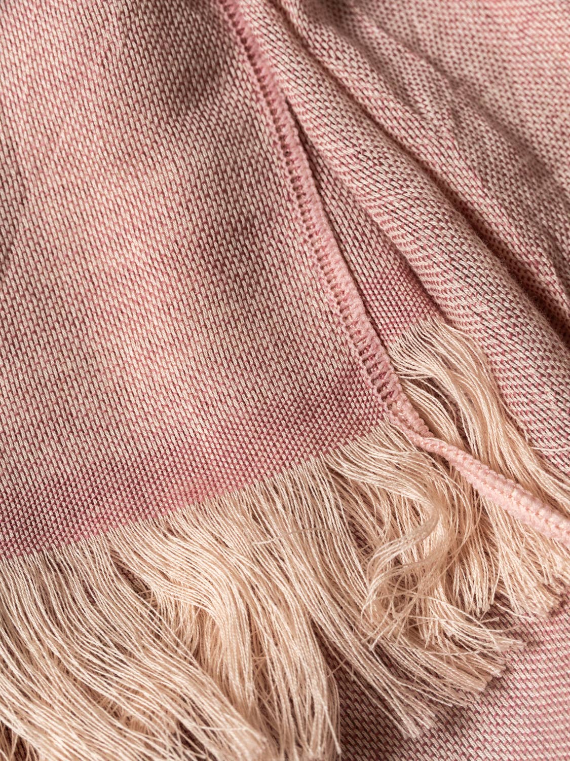 Haolu Cotton Wool Stole - Red Plum
