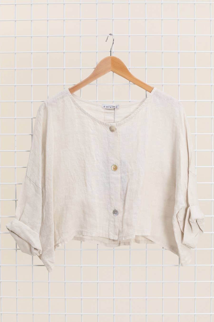 Tessa Linen Button Up