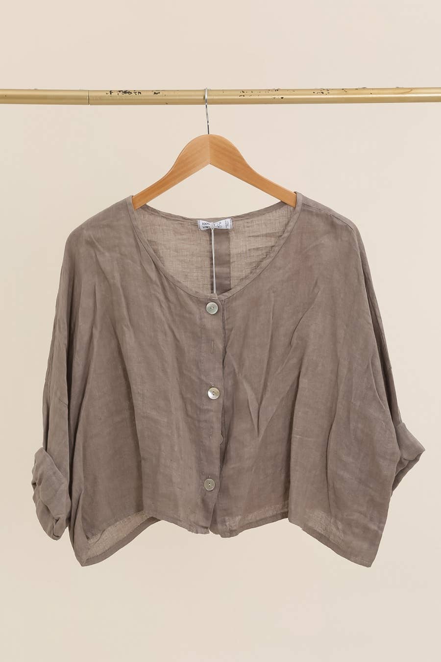 Tessa Linen Button Up