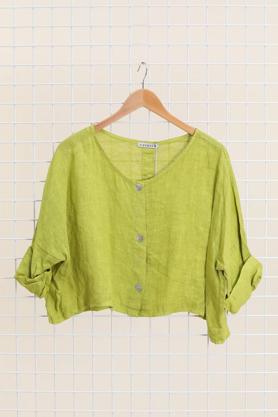 Tessa Linen Button Up