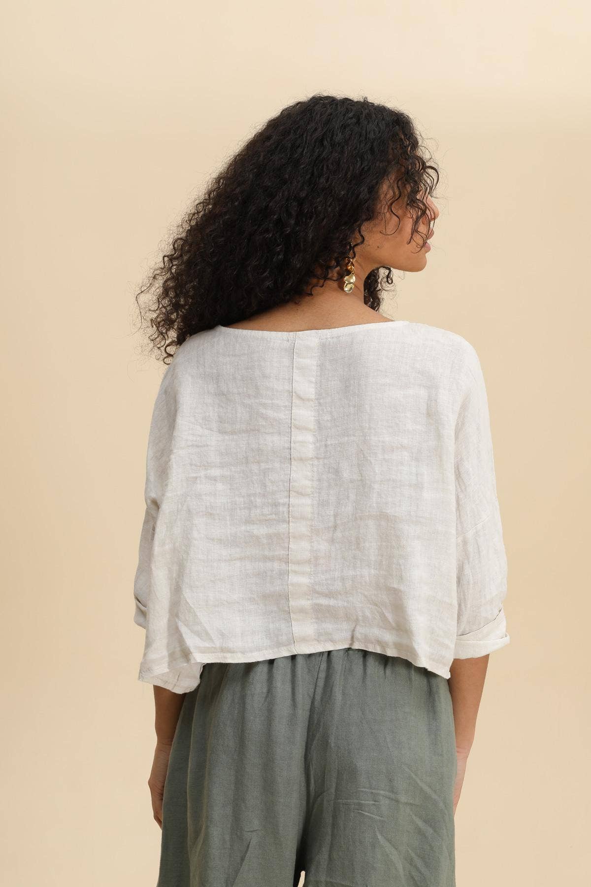 Tessa Linen Button Up