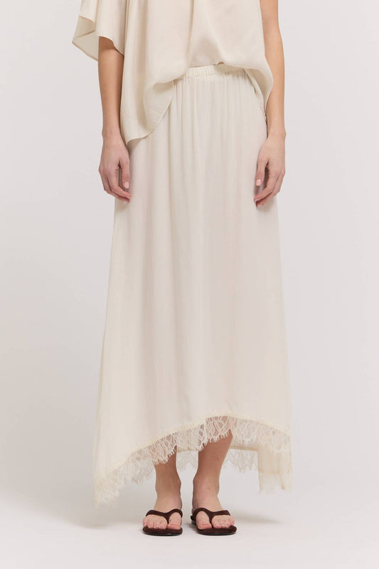 Senni Lace Satin Skirt