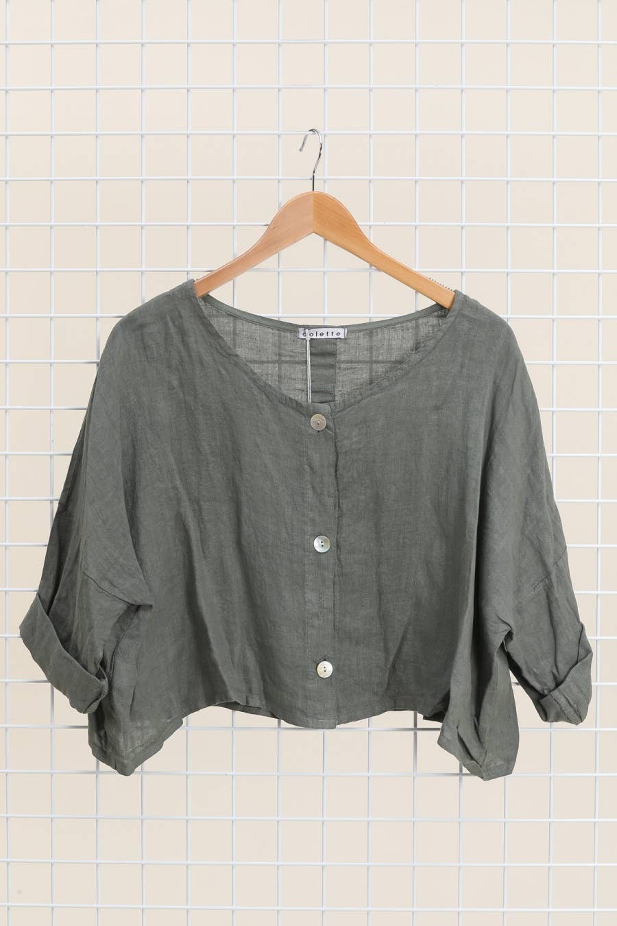 Tessa Linen Button Up