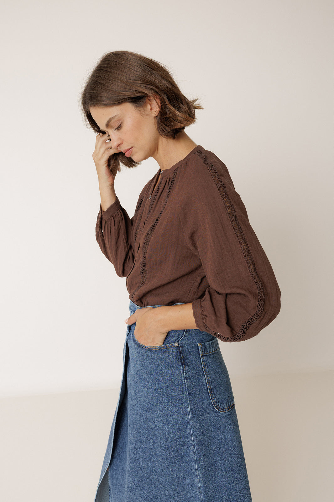 Daphne Lace Blouse