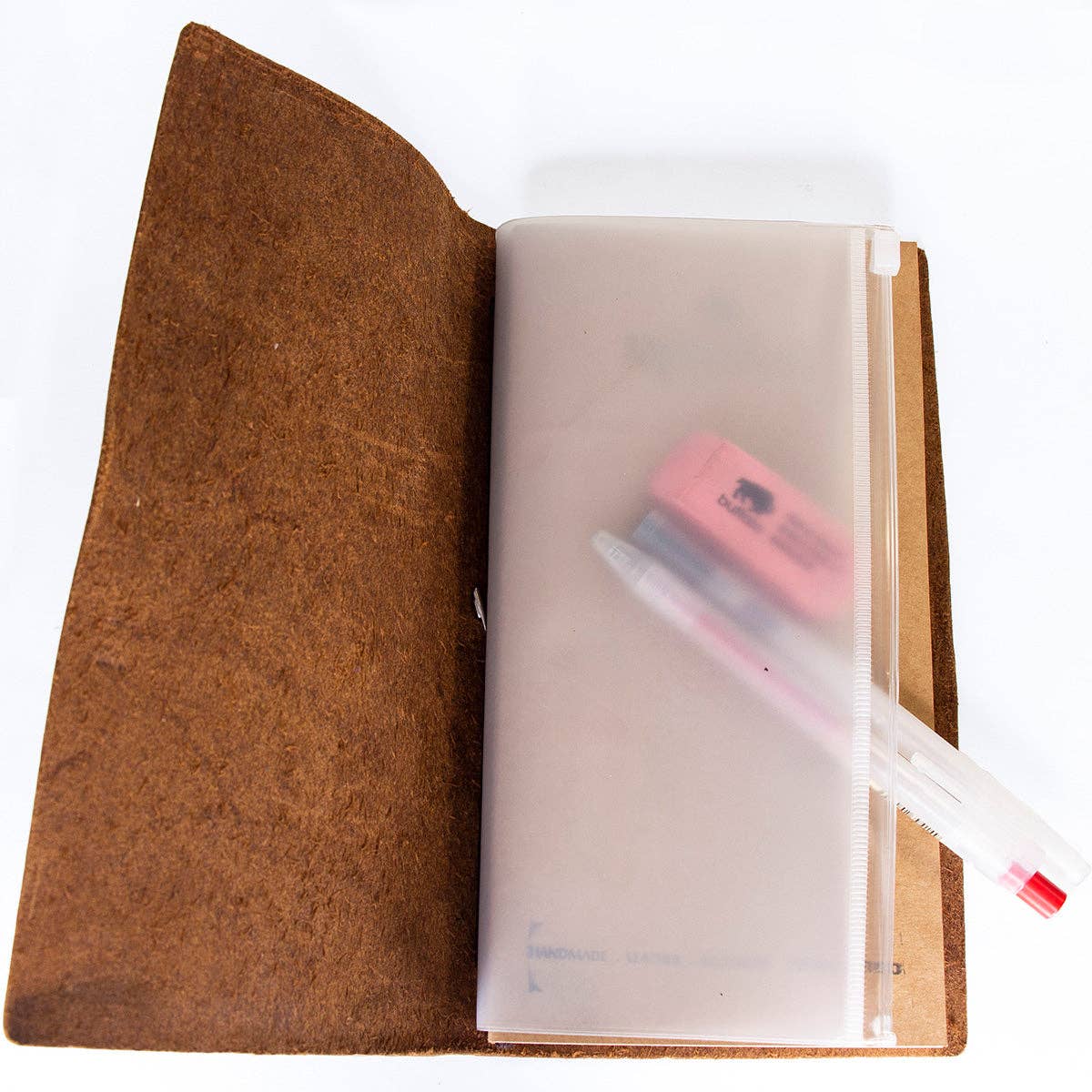 Explore Leather Bound Traveler's Notebook - Large Chestnut