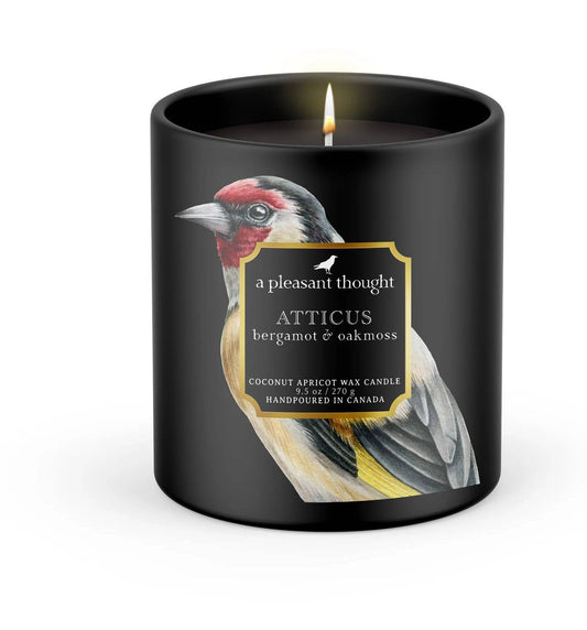 Atticus | Bergamot & Oakmoss | Raven Candle