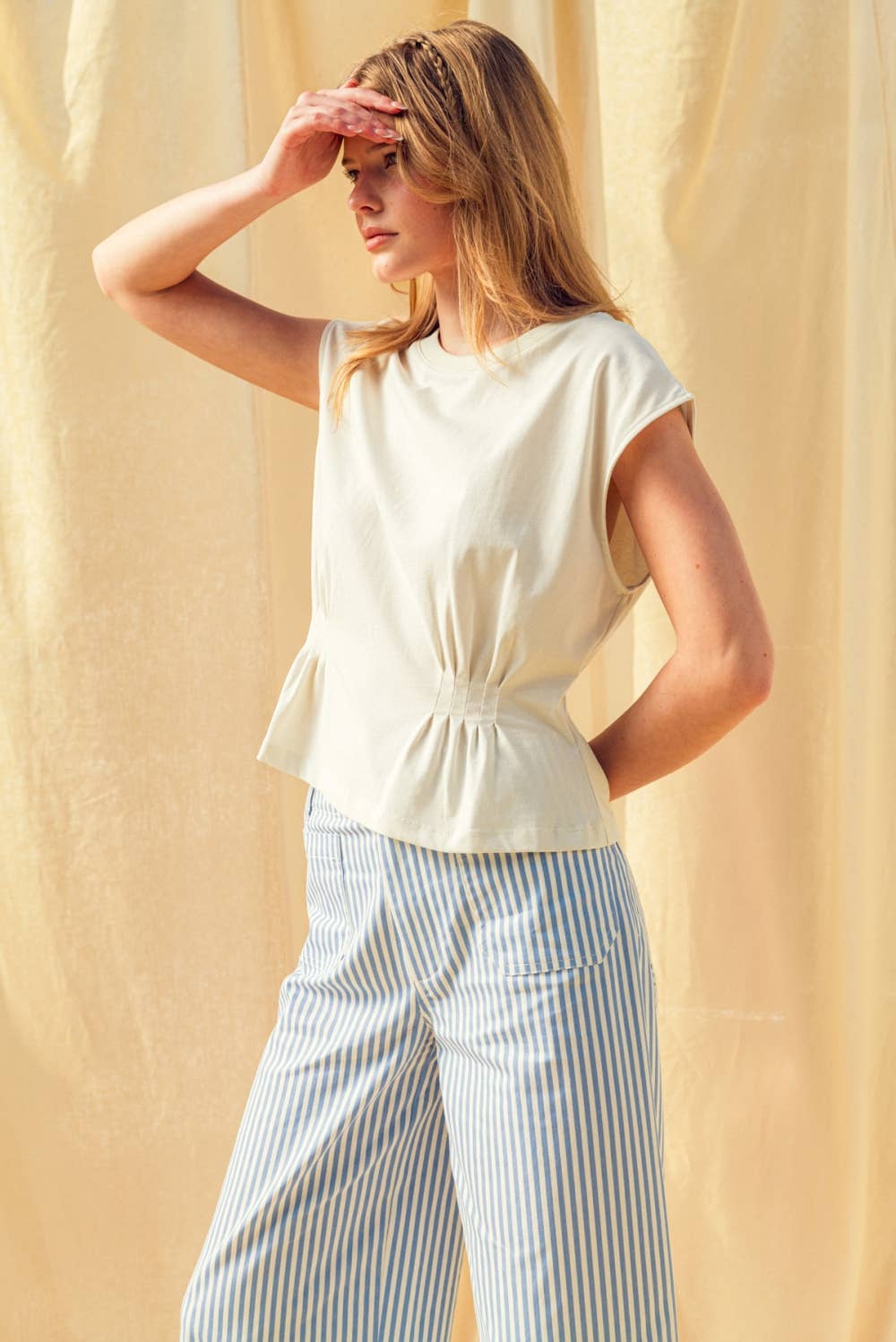 Etta Cinched Waist Tee