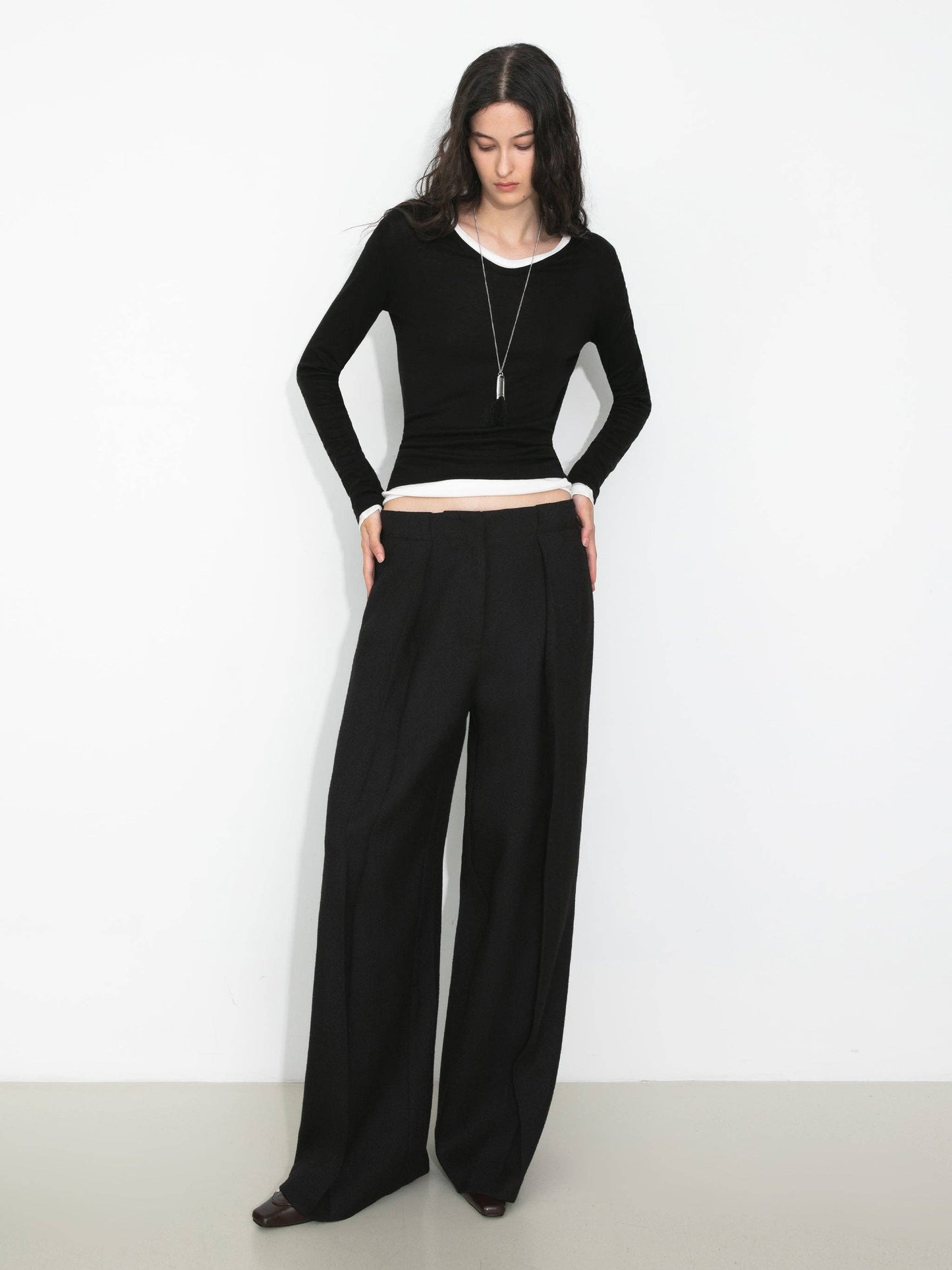 Basic Long-Sleeve Layering Top