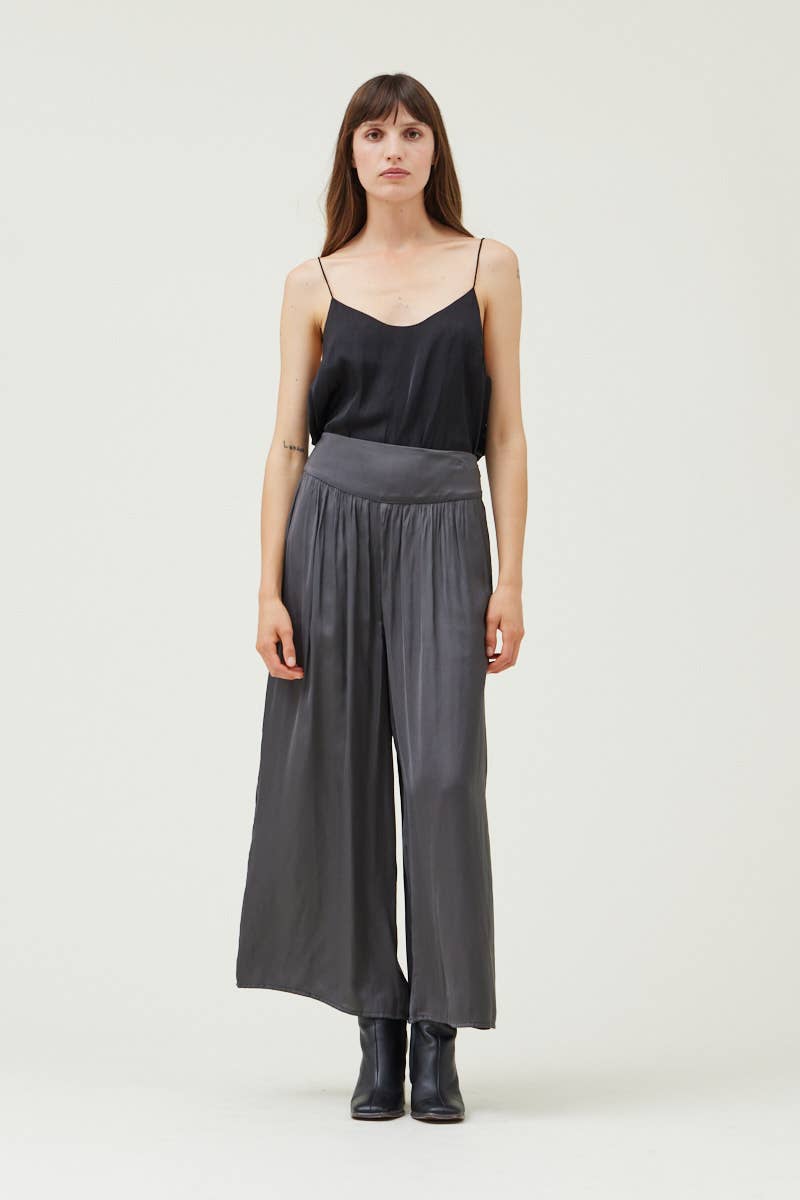 Cameron Wide-leg Satin Pants