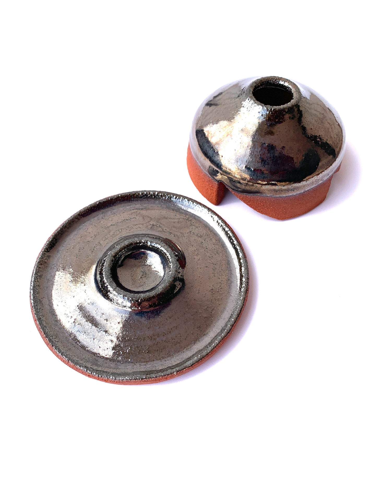 Two-Piece Incense Ceramic Chimney