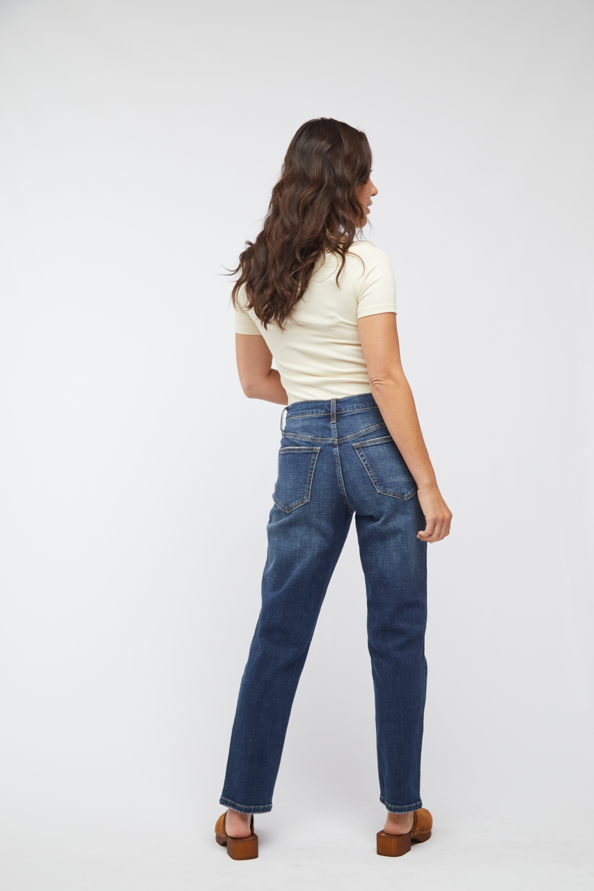 Ludlow Mid Rise Dark Aged Vintage Jean