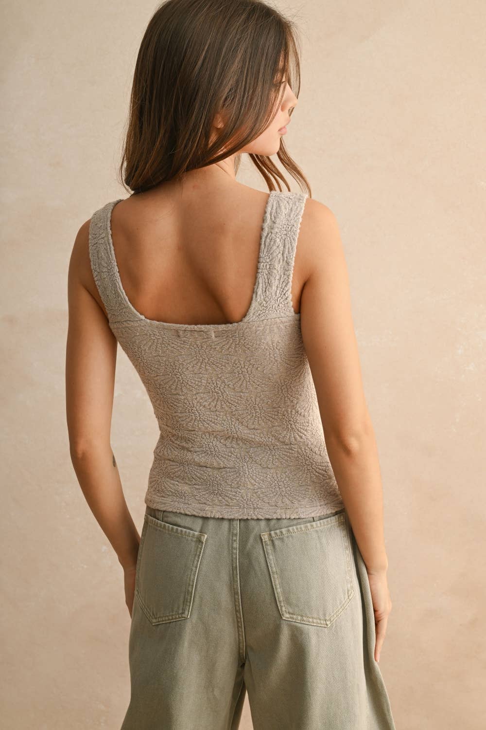 Jamie Pattern Knit Tank