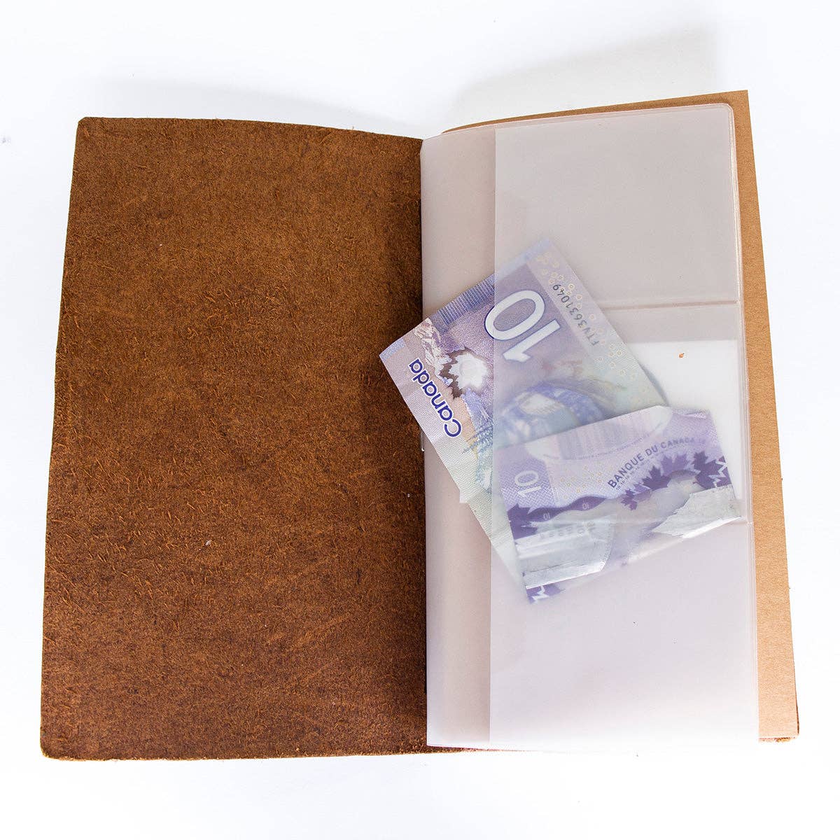 Explore Leather Bound Traveler's Notebook - Large Chestnut