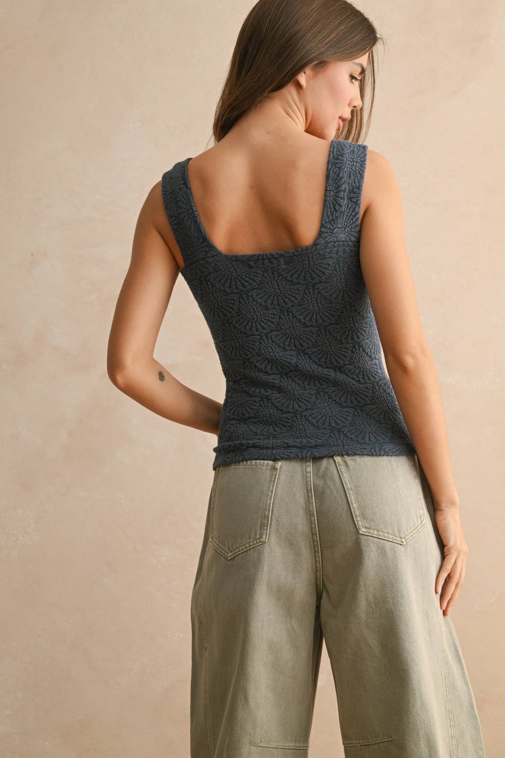 Jamie Pattern Knit Tank