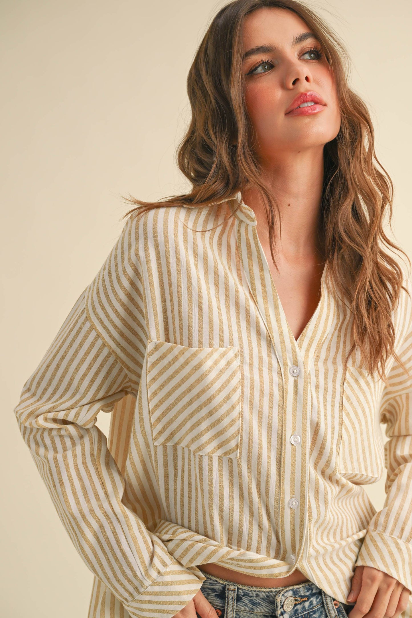 Mabel Striped Buttondown