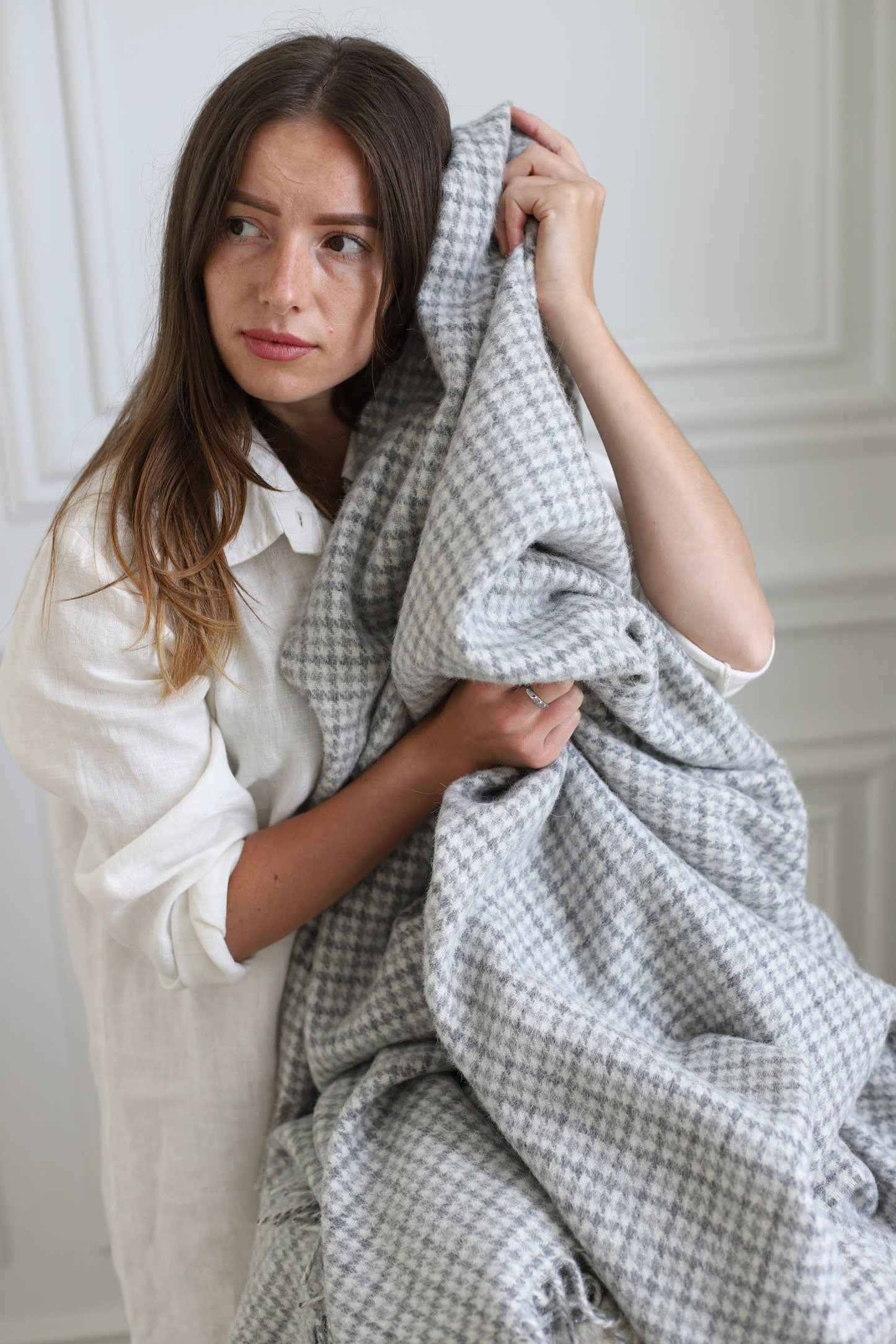 Glencoe Alpaca & Wool Throw - Available in 2 Colors