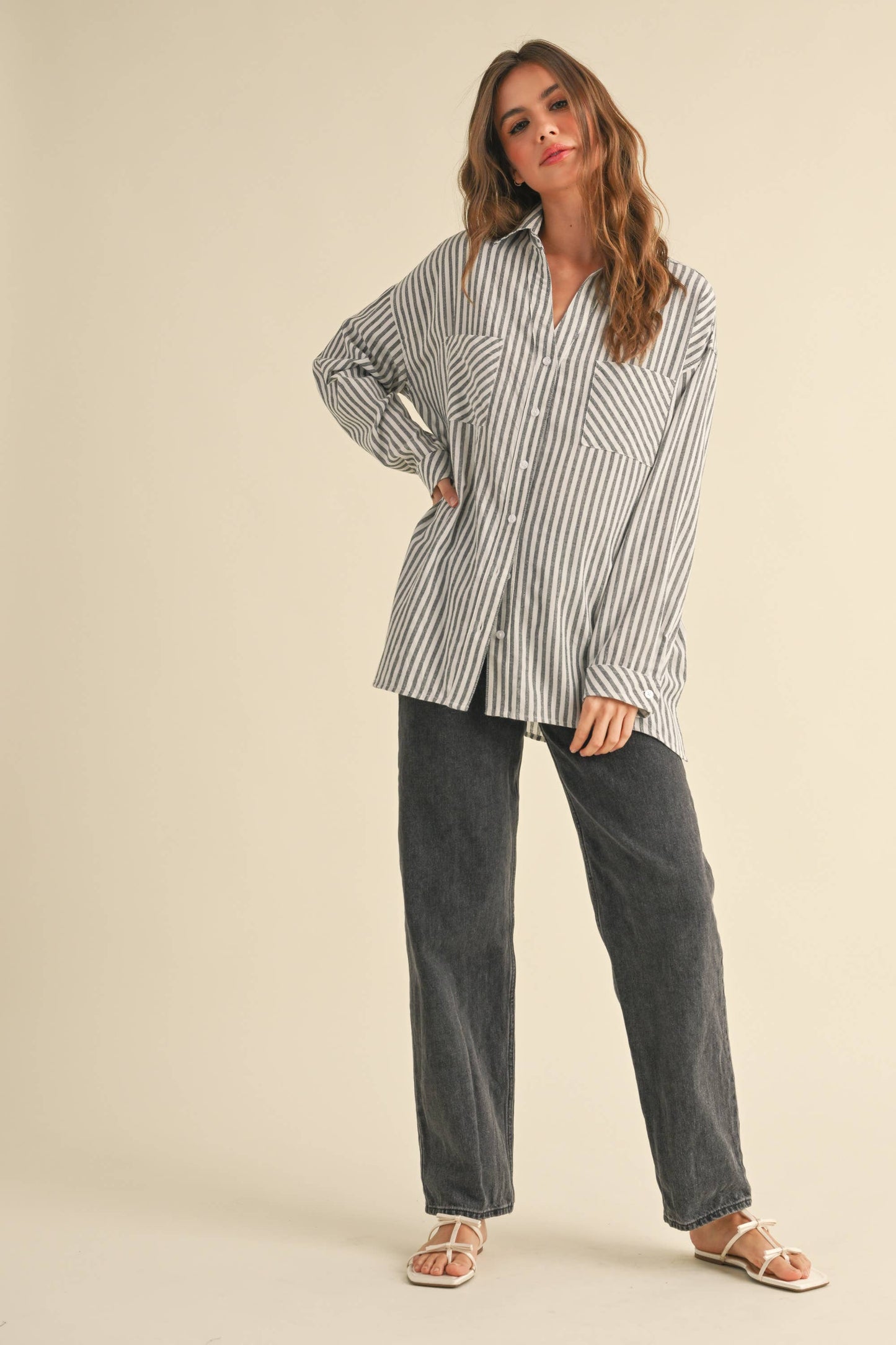 Mabel Striped Buttondown