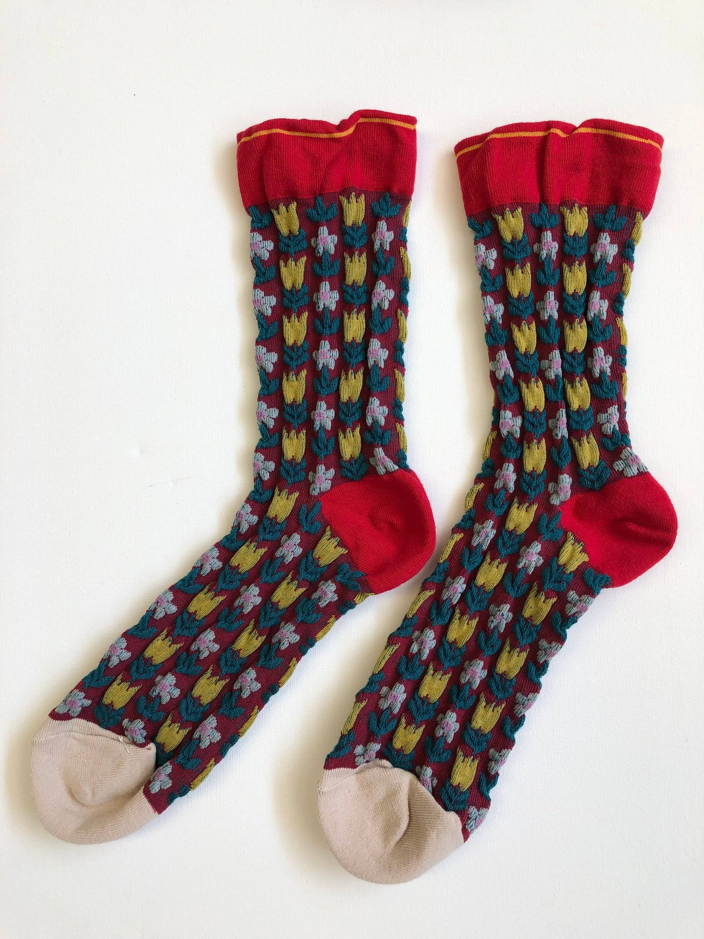 Tulip Garden Socks