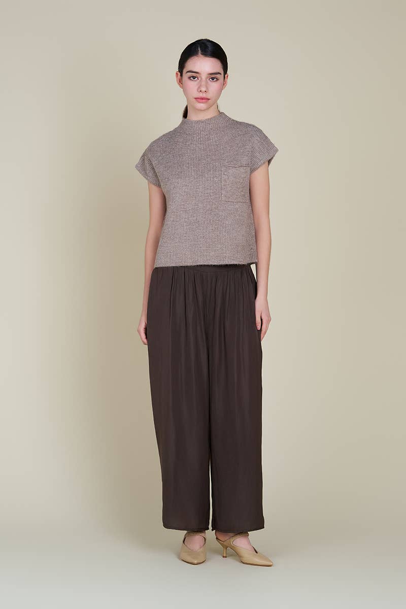 Cameron Wide-leg Satin Pants