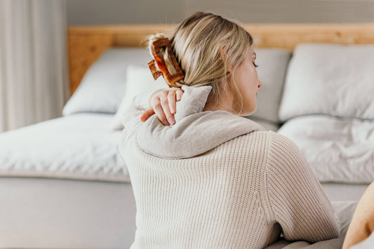 Shoulder heating pad (hemp & organic cotton sand)