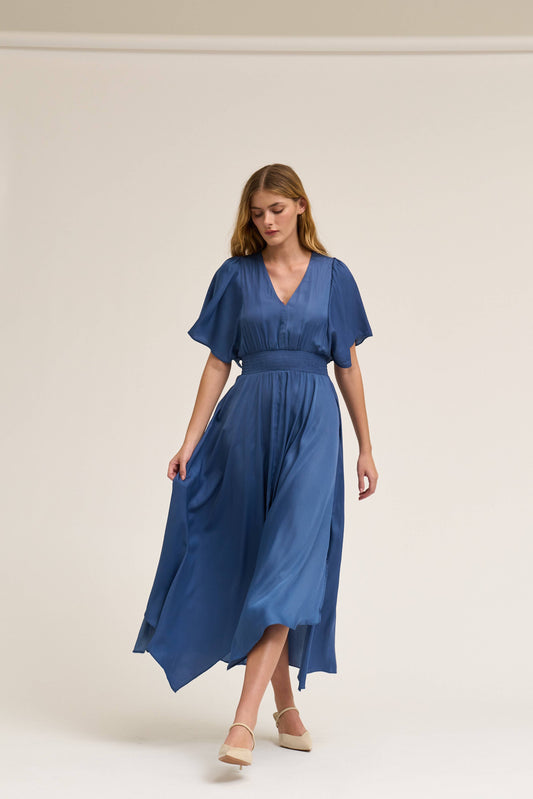Bluebell Unbalanced Skirt Maxi Dress